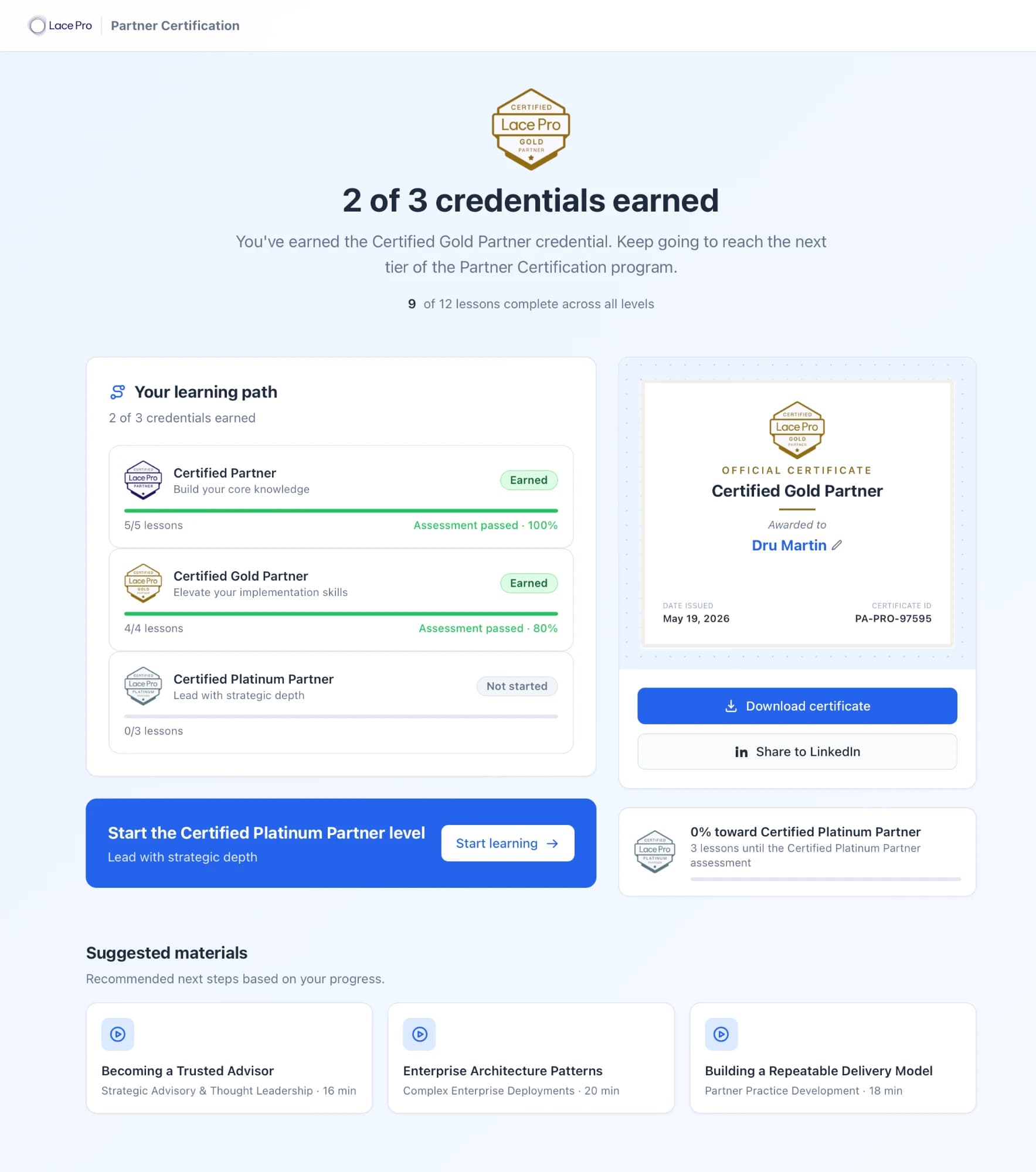 Beacon Certification App